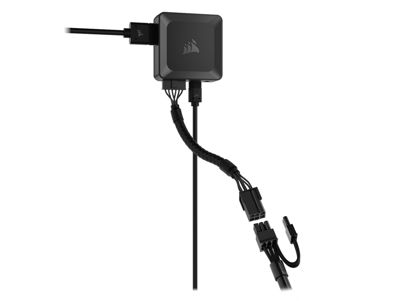 Corsair iCUE LINK QX120 RGB Starter Kit - White - Gehäuselüfter - 120mm - Weiß mit RGB-Beleuchtung - 37 dBA