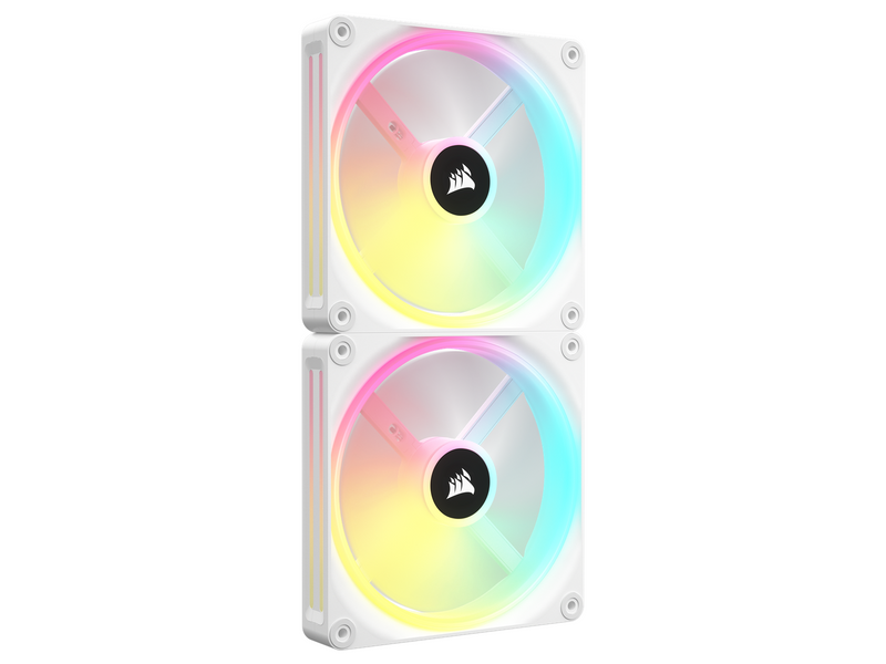 Corsair iCUE LINK QX140 RGB Starter Kit - White - Gehäuselüfter - 140mm - Weiß mit RGB-Beleuchtung - 37 dBA