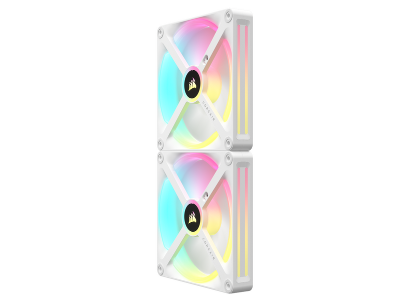 Corsair iCUE LINK QX140 RGB Starter Kit - White - Gehäuselüfter - 140mm - Weiß mit RGB-Beleuchtung - 37 dBA