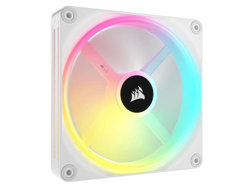 Corsair iCUE LINK QX140 RGB Starter Kit - White - Gehäuselüfter - 140mm - Weiß mit RGB-Beleuchtung - 37 dBA