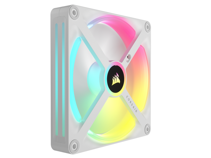 Corsair iCUE LINK QX140 RGB Starter Kit - White - Gehäuselüfter - 140mm - Weiß mit RGB-Beleuchtung - 37 dBA