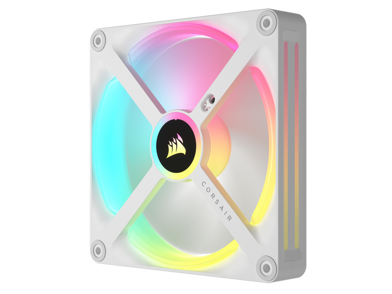 Corsair iCUE LINK QX140 RGB Starter Kit - White - Gehäuselüfter - 140mm - Weiß mit RGB-Beleuchtung - 37 dBA