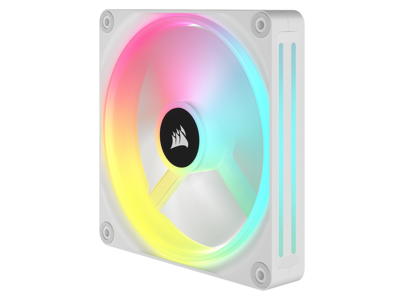 Corsair iCUE LINK QX140 RGB Starter Kit - White - Gehäuselüfter - 140mm - Weiß mit RGB-Beleuchtung - 37 dBA