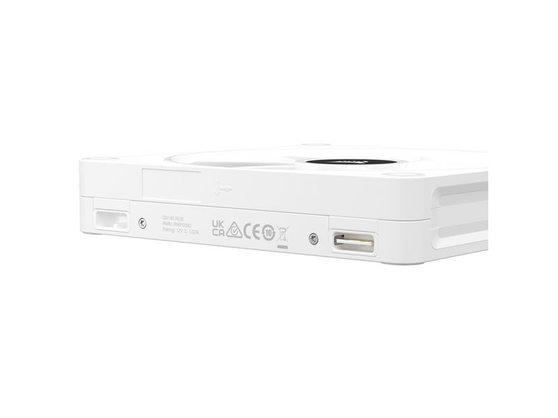 Corsair iCUE LINK QX140 RGB Starter Kit - White - Gehäuselüfter - 140mm - Weiß mit RGB-Beleuchtung - 37 dBA