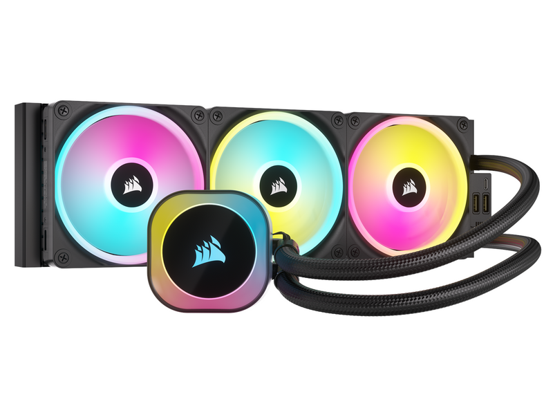 Corsair iCUE LINK H150i RGB - Black - CPU-Wasserkühlung - Max 37 dBA