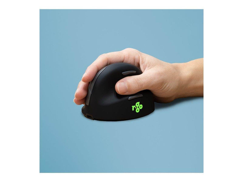 R-Go Tools R-Go HE Break - vertical mouse - small AGR certified for hand size ˂165 mm - Bluetooth 5.0 - black - Vertical mouse (