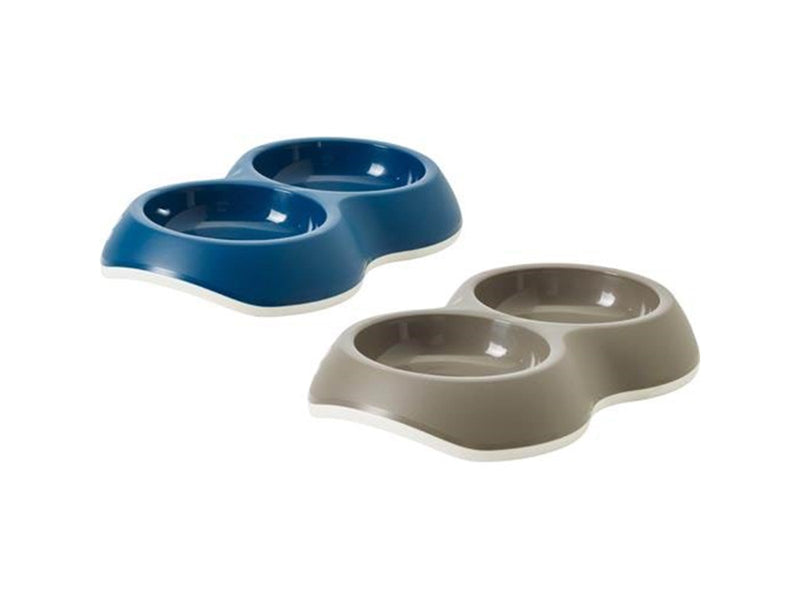 Savic Delice 2x0.2 L Double Feeding Bowl Assorted Colours