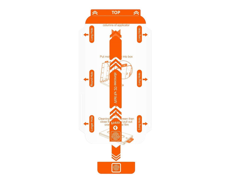 Mobile Origin Orange Screen Guard Spare Glass iPhone 16e/14/13 Pro/13