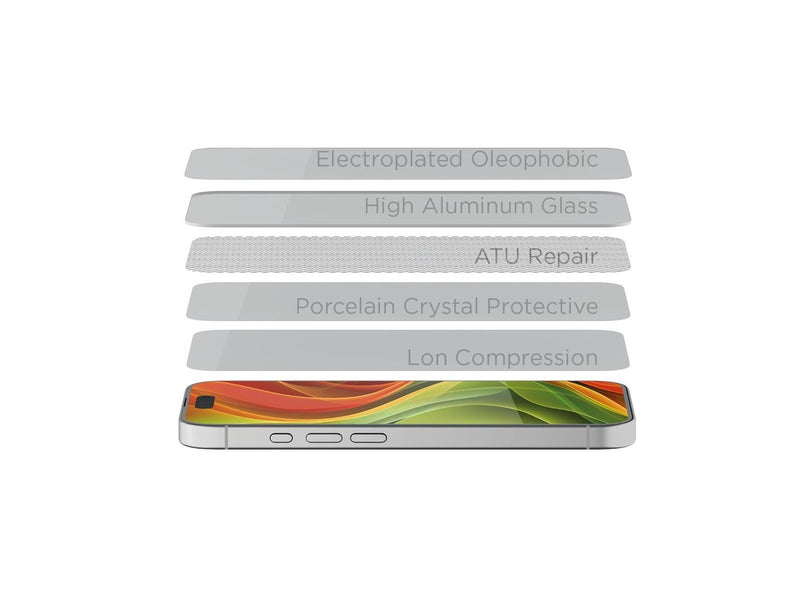 Mobile Origin Orange Screen Guard Spare Glass iPhone 16e/14/13 Pro/13