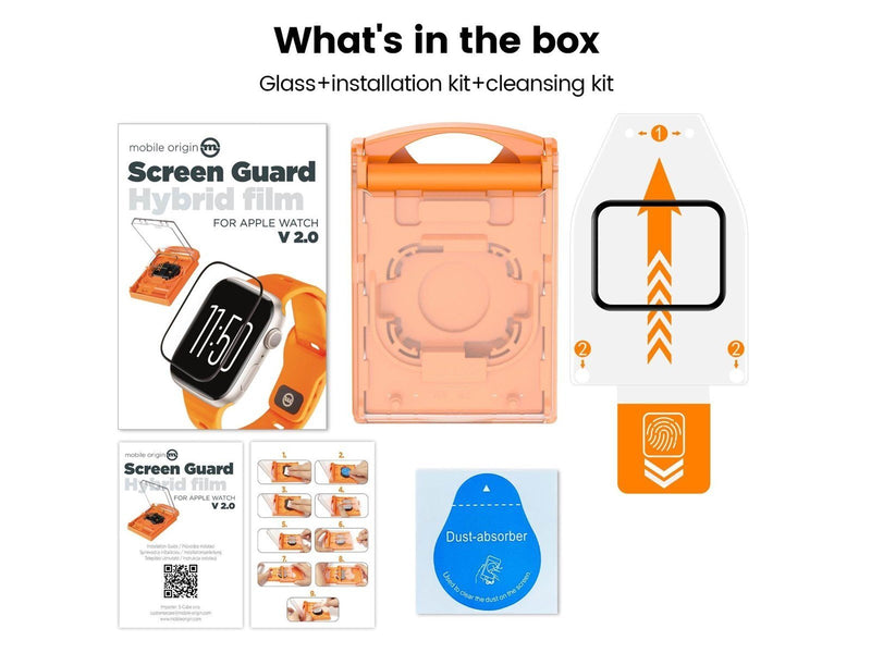 Mobile Origin Screen Guard Hybrid film - Apple Watch 6/5/4/SE 44mm