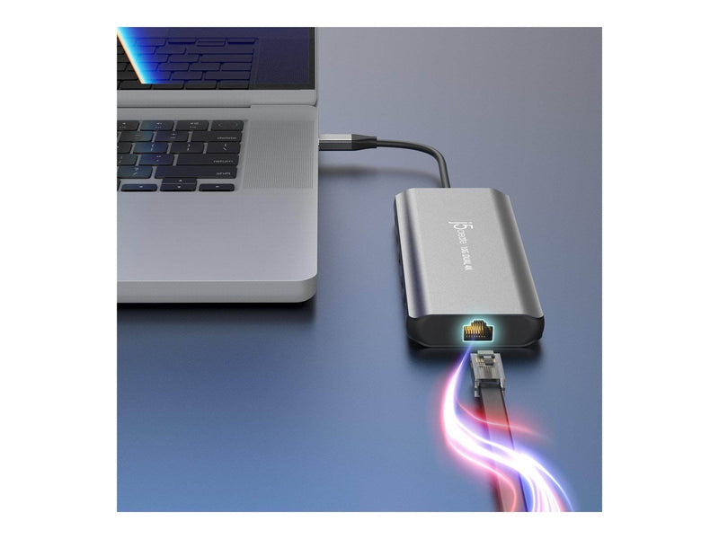 j5create USB-C Dual 4K HDMI 10Gbps Mini Dock (With Ethernet)