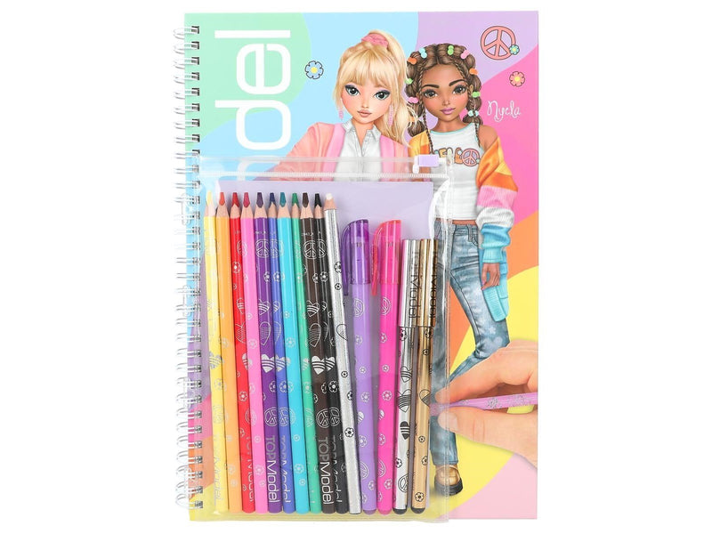 Topmodel Colouring Book with Pen Set