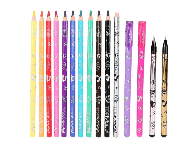 Topmodel Colouring Book with Pen Set