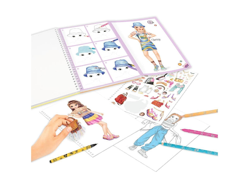 Topmodel Colouring Book with Pen Set