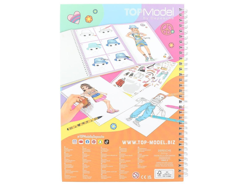 Topmodel Colouring Book with Pen Set