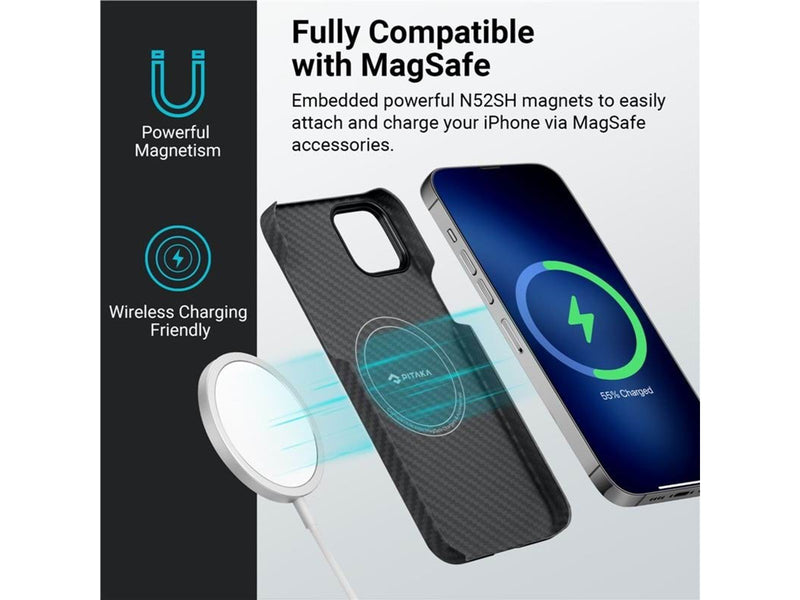 PITAKA MagEZ 3 1500D case black/grey- iPhone 14 Plus