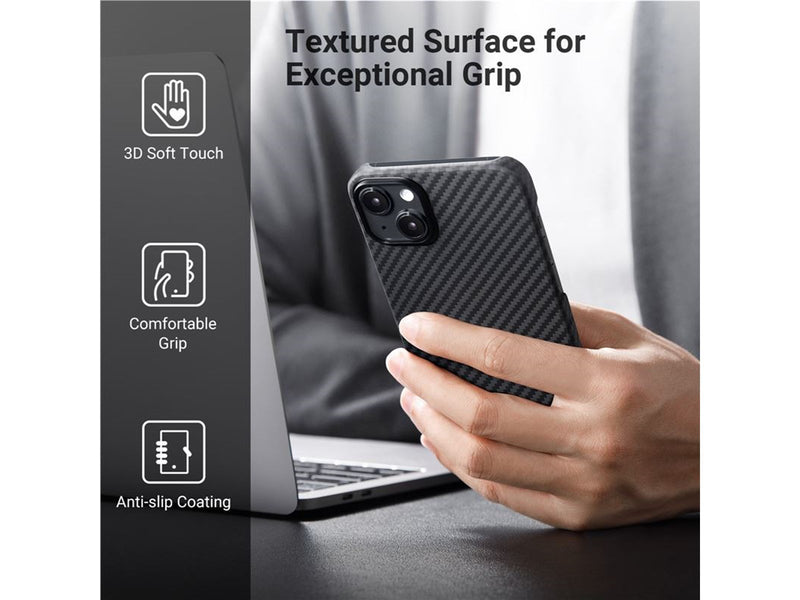 PITAKA MagEZ 3 1500D case black/grey- iPhone 14 Plus