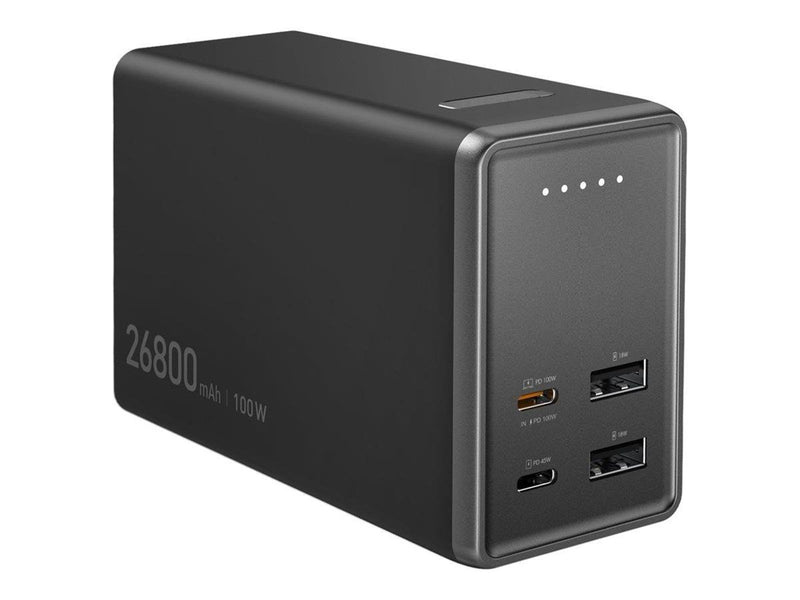 j5create 26800mAh 4-Port Powerbank Powerbank (Akku) - schwarz - 26800 mAh