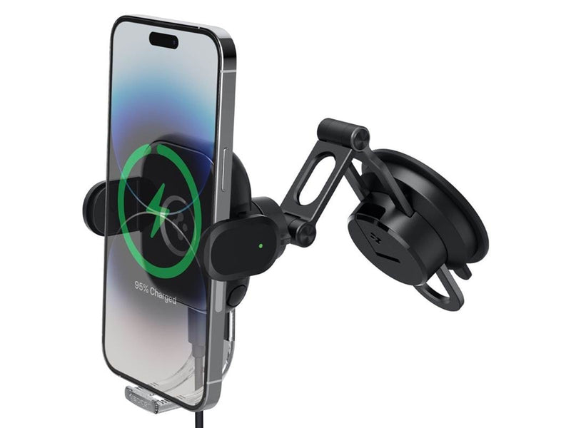 Spigen OneTap Universal Wireless Car Charger for Dashboard / Windshield black