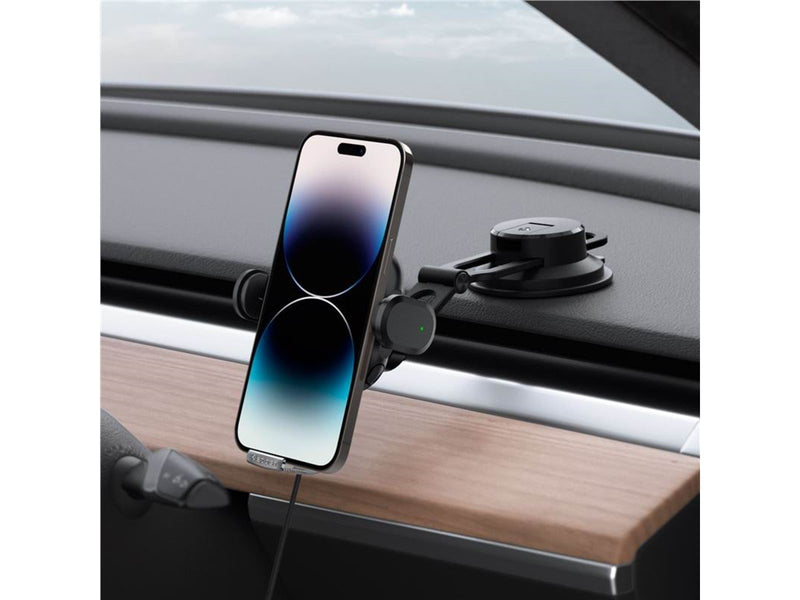 Spigen OneTap Universal Wireless Car Charger for Dashboard / Windshield black