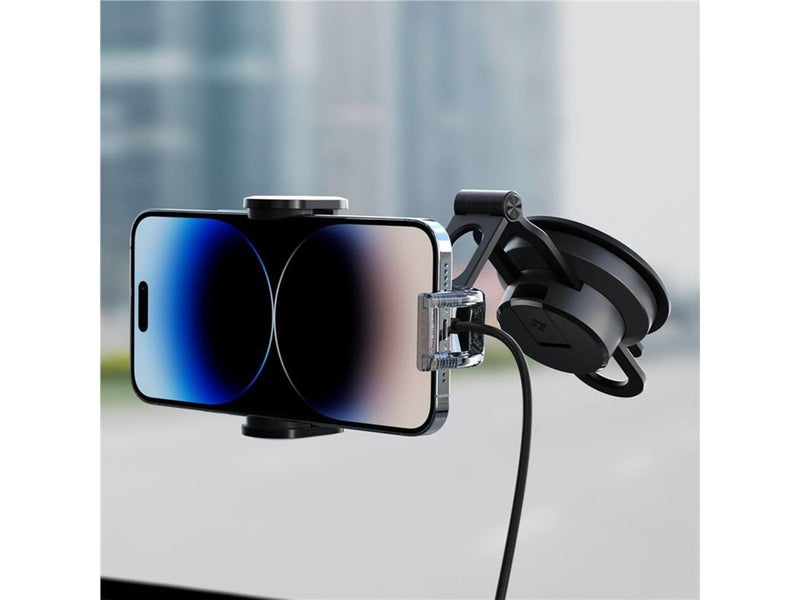 Spigen OneTap Universal Wireless Car Charger for Dashboard / Windshield black