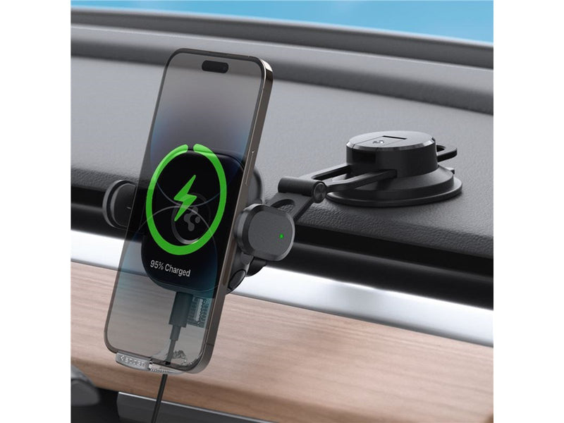 Spigen OneTap Universal Wireless Car Charger for Dashboard / Windshield black