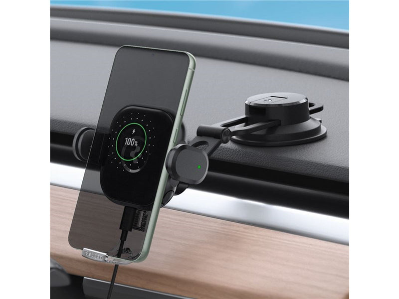 Spigen OneTap Universal Wireless Car Charger for Dashboard / Windshield black