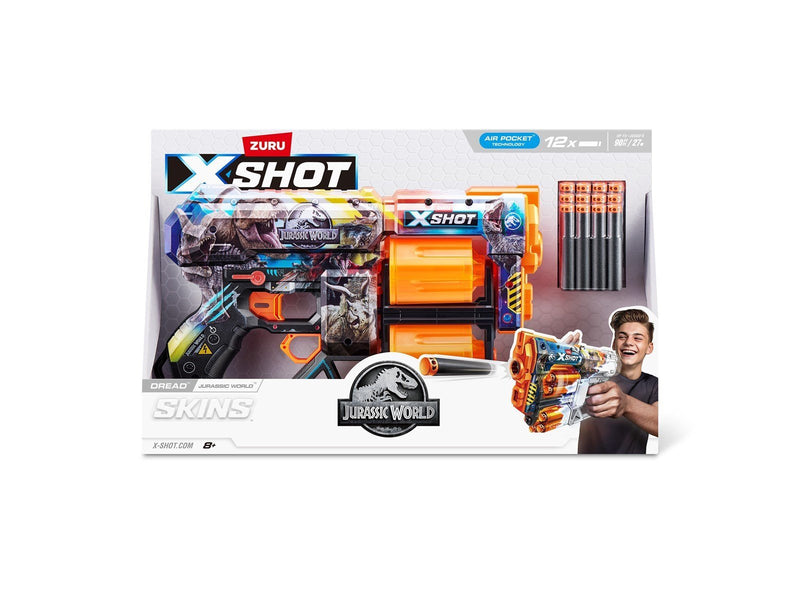 Zuru X-Shot Dread - Jurassic World Skins (12 Darts)