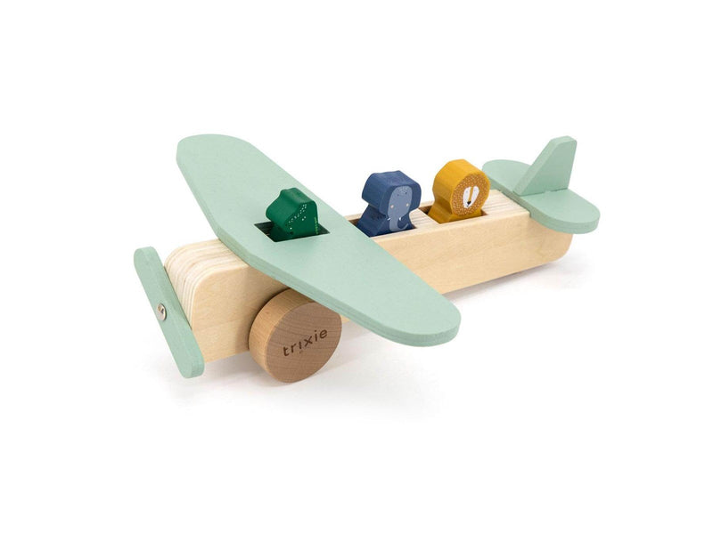 Trixie Baby Wooden Animal Plane