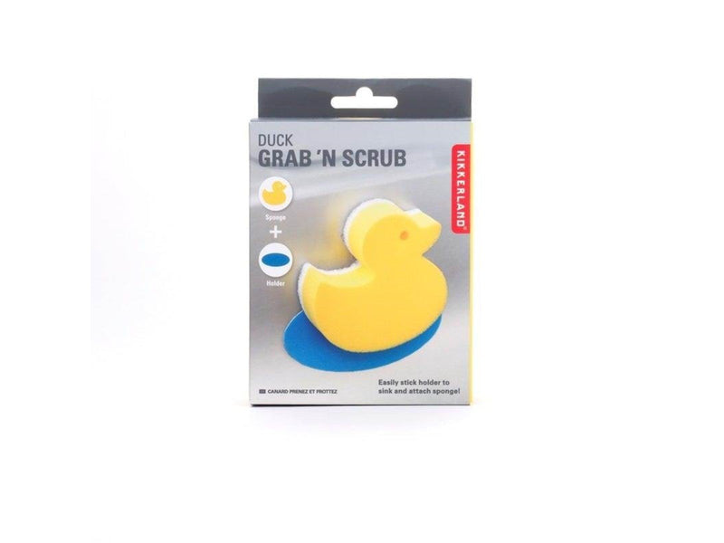 Kikkerland - Sink Sponge And Holder Duck