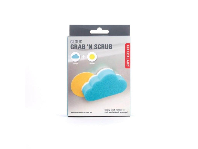 Kikkerland Sink Sponge And Holder Cloud