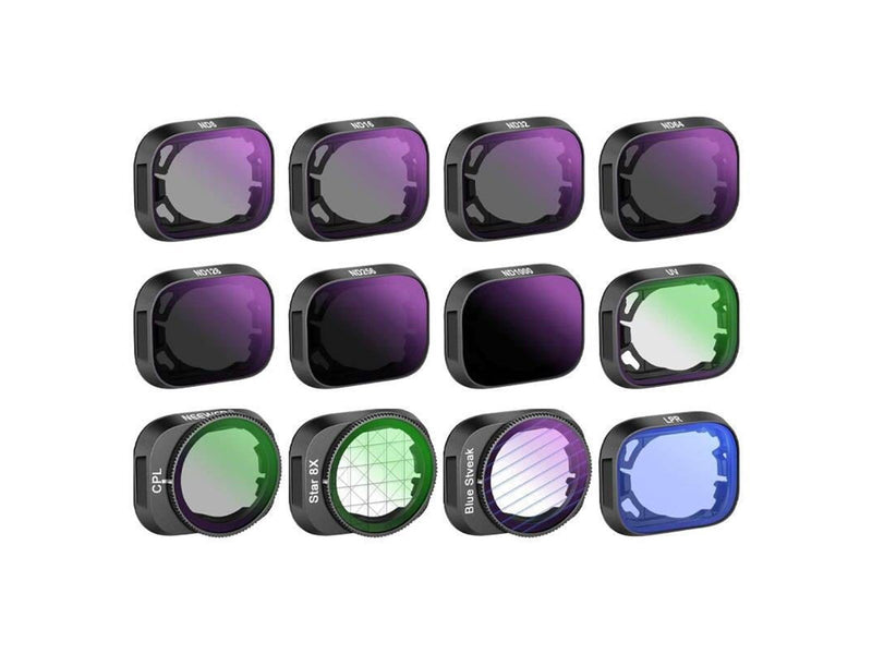 Neewer FL25 ND8/16/32/64/128/256/ND1000/UV/CPL/BSA/LPR/S filter set for DJI Mini 3 / Mini 3 Pro