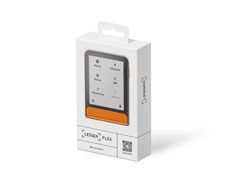 Ledger Flex Crypto Hardware Wallet - Bitcoin Orange
