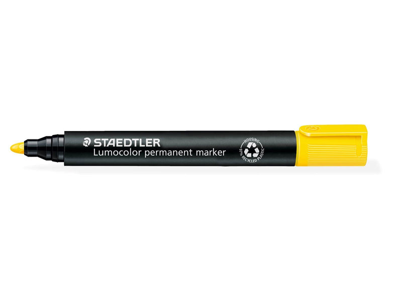 Staedtler Marker Lumocolor permanent.10 pcs Yellow