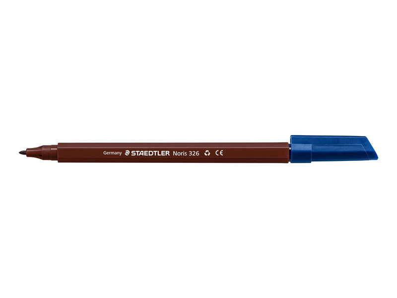 Staedtler Fibre-tip pen Noris.10 pcs brown