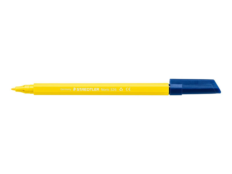 Staedtler Fibre-tip pen Noris.10 pcs yellow