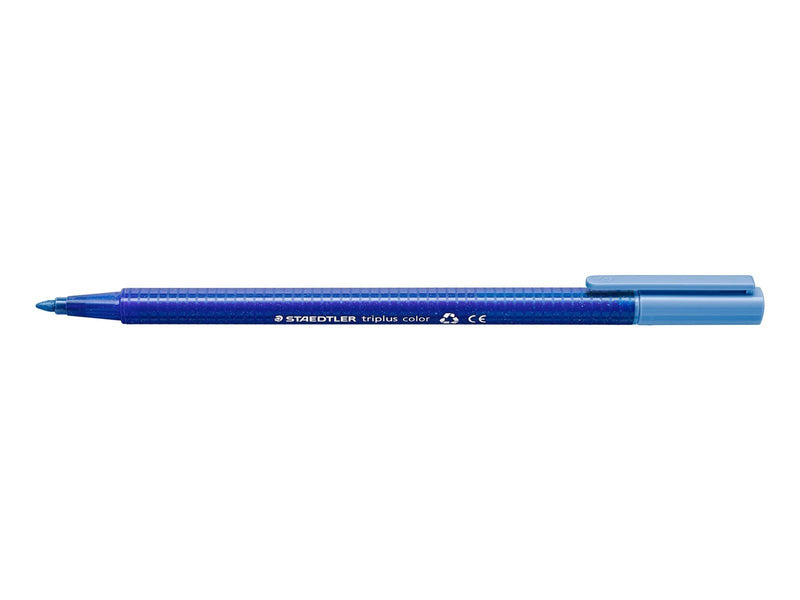 Staedtler Fibre-tip pen triplus col. rPP.10 pcs azur