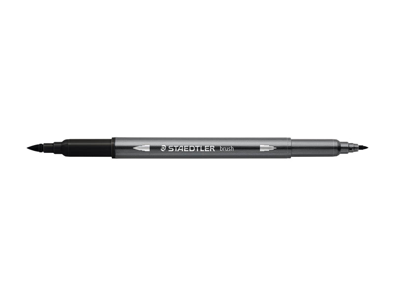 Staedtler Double-ended watercol. 10 pcs  black