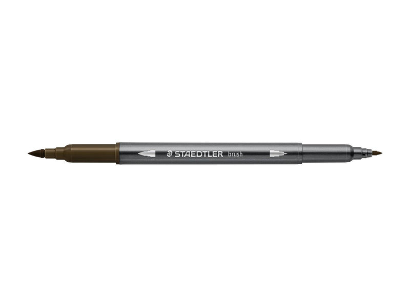 Staedtler Double-ended watercol. 10 pcs tobacco brown