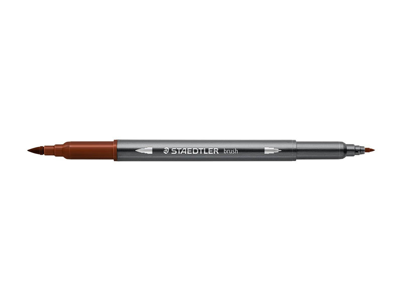 Staedtler Double-ended watercol. 10 pcs  brown