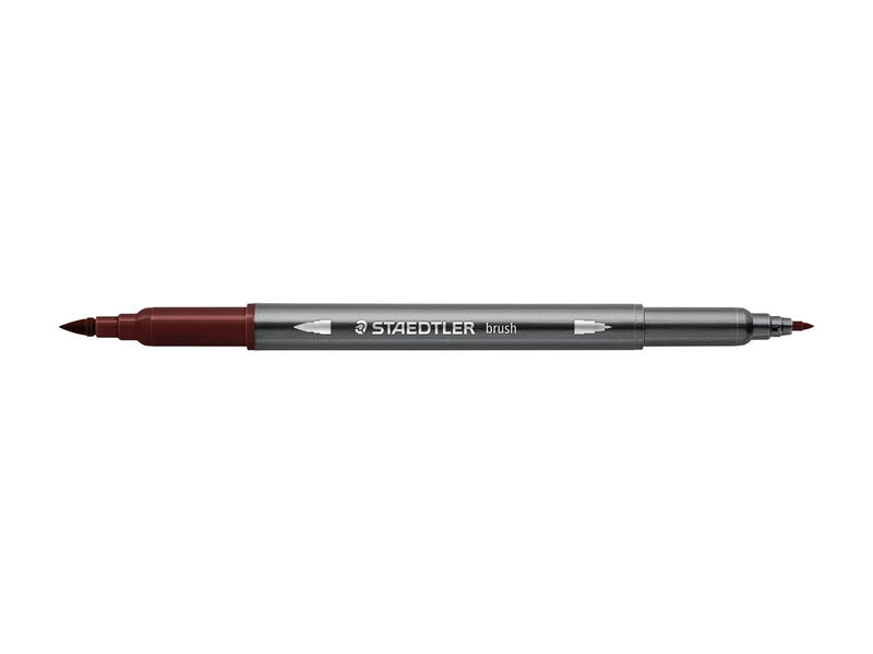 Staedtler Double-ended watercol. 10 pcs choc. brown