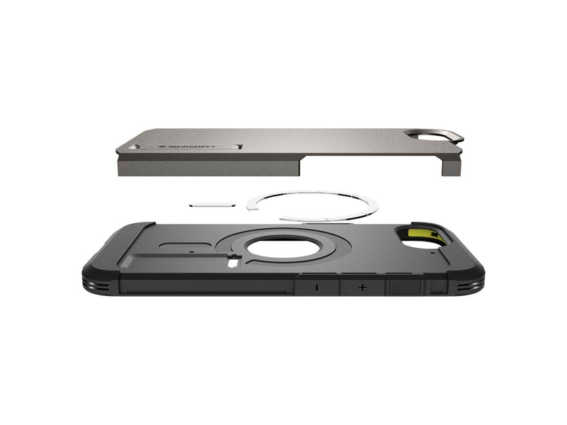 Spigen Tough Armor MagSafe - Gunmetal - iPhone 16e