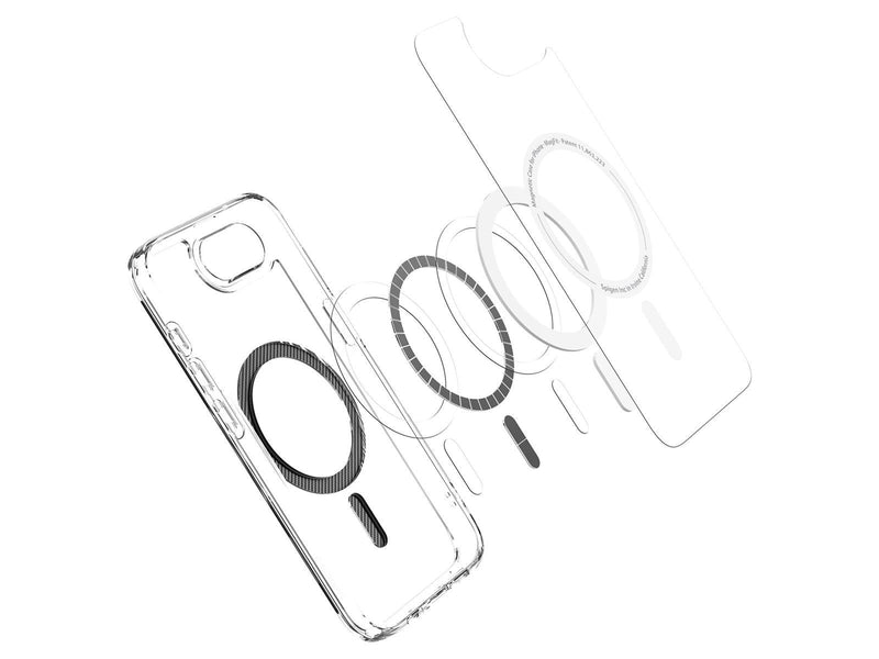 Spigen Ultra Hybrid MagSafe - Clear Carbon Fiber - iPhone 16e