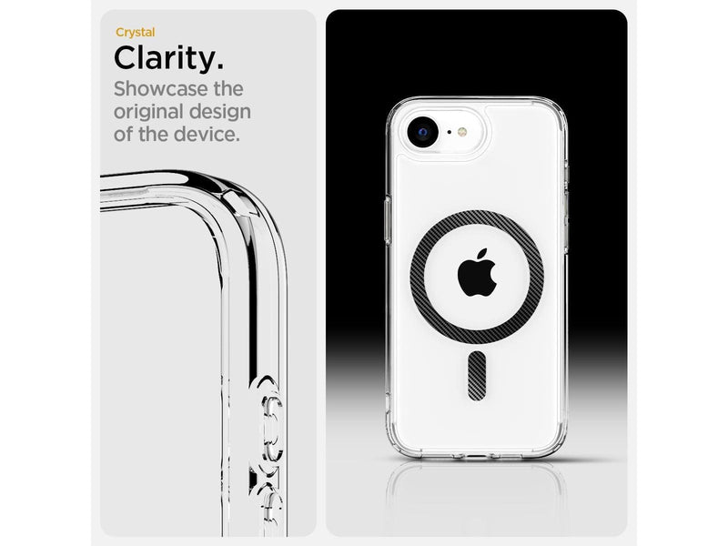Spigen Ultra Hybrid MagSafe - Clear Carbon Fiber - iPhone 16e