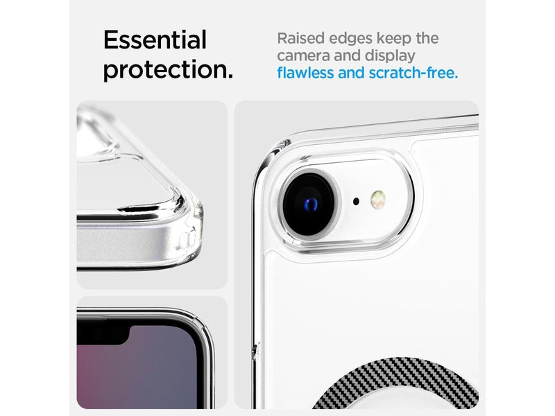 Spigen Ultra Hybrid MagSafe - Clear Carbon Fiber - iPhone 16e