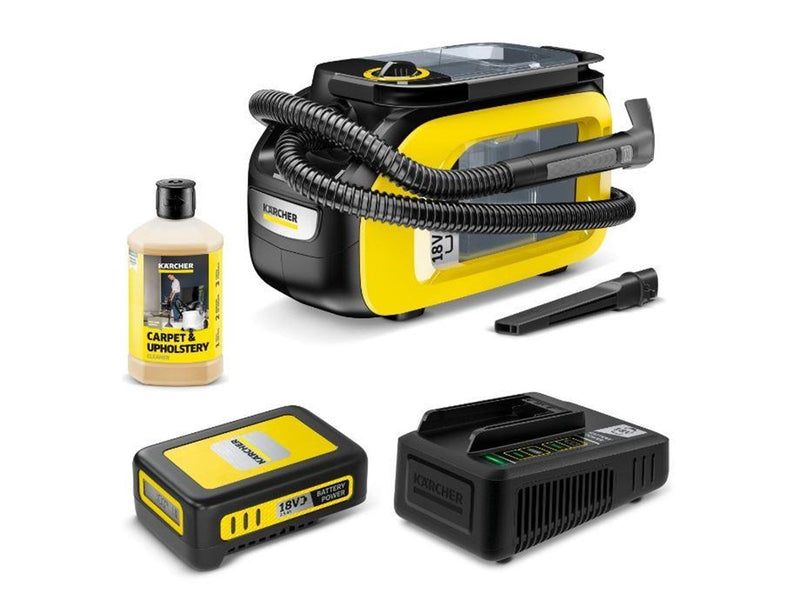 Kärcher Battery-powered spray extraction cleaner SE 3-18 Compact D1 Battery Set 2.5-F