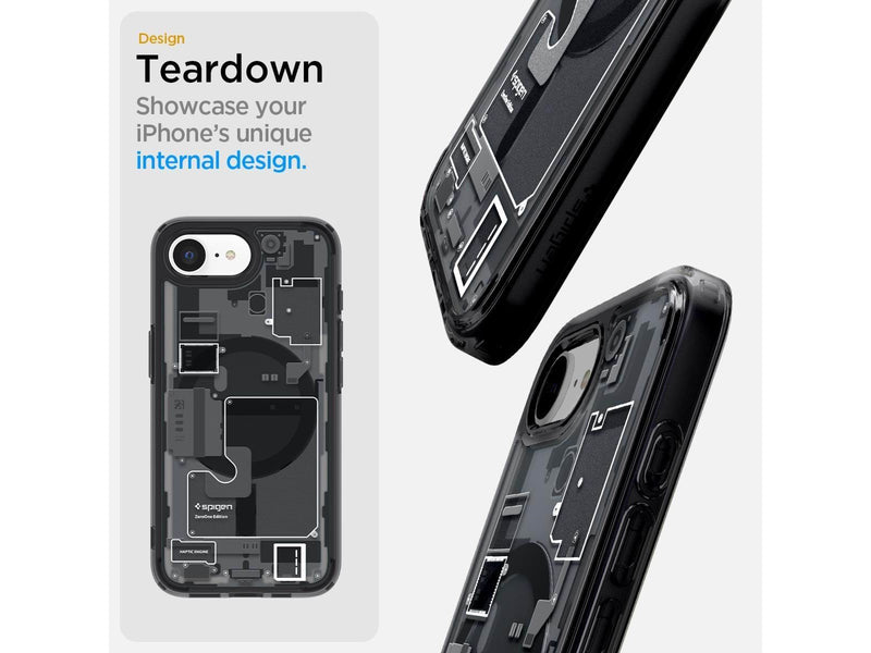 Spigen Ultra Hybrid MagSafe - Zero One Black - iPhone 16e