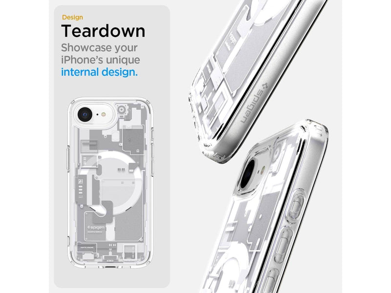Spigen Ultra Hybrid MagSafe - Zero One White - iPhone 16e