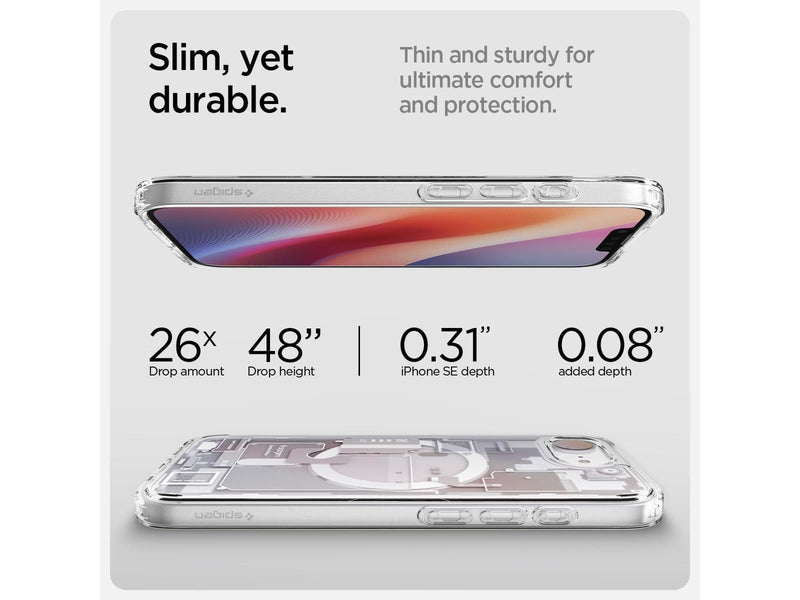 Spigen Ultra Hybrid MagSafe - Zero One White - iPhone 16e