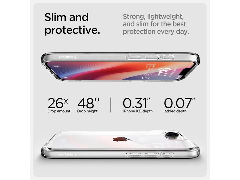 Spigen Ultra Hybrid - Crystal Clear - iPhone 16e